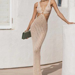 CULT GAIA TYRA CROCHET DRESS